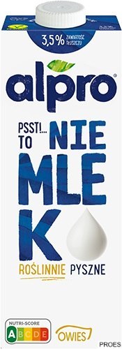 ALPRO NIE MLEK 3,5% 1L niesłodzone, bez laktozy, roślinne