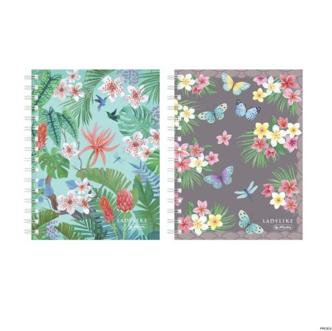 Brulion na spirali A5 100k kratka Ladylike 50044214 Herlitz Brulion na spirali A5 100k kratka Ladylike 50044214 Herlitz