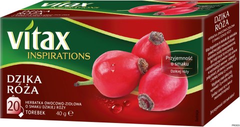 Herbata VITAX INSPIRATIONS DZIKA RÓŻA 20tb*2g Herbata VITAX INSPIRATIONS DZIKA RÓŻA 20tb*2g
