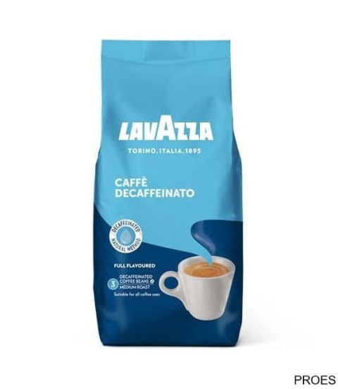 Kawa LAVAZZA CAFFE DECAFFEINATO bezkofeinowa 500g ziarnista