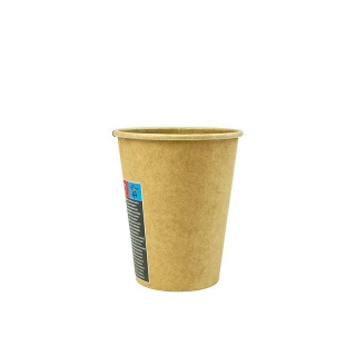 Kubki papierowe dwuwarstwowe brązowe 50 szt. 300ml 27302