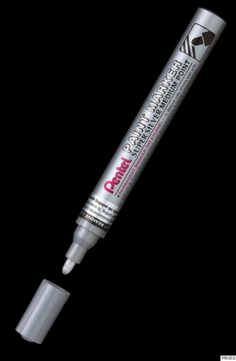 Marker olejowy Pentel MMP10 srebrny, aluminiowa obudowa MMP10-Z Marker olejowy Pentel MMP10 srebrny, aluminiowa obudowa MMP10-Z