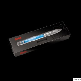 Ołówek automatyczny Pentel 0,7 mm GRAPHGEAR 300 transparentny błękitny PG317-TSX