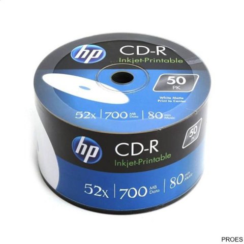 Płyta HP CD-R 700MB 52X (50szt) SZPINDEL, bulk CRE00070