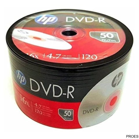 Płyta HP DVD-R 4.7GB 16x (50szt) SPINDEL, bulk DME00070 Płyta HP DVD-R 4.7GB 16x (50szt) SPINDEL, bulk DME00070