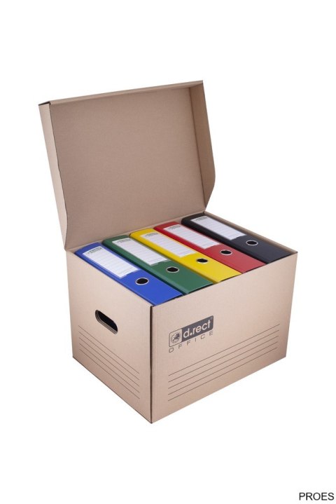Pudło archwizacyjne zbiorcze 110588 D.RECT 431x333x294mm brązowe Pudło archwizacyjne zbiorcze 110588 D.RECT 431x333x294mm brązowe