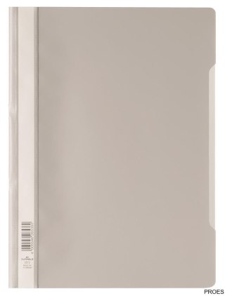 Skoroszyt A4 z przezroczystą okładką z PP szary 257310 DURABLE (50)