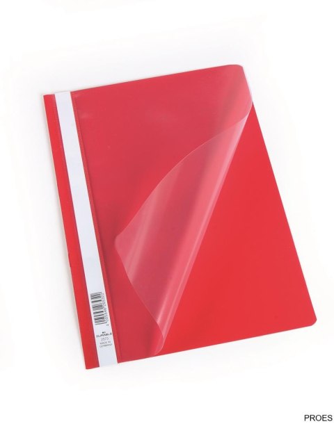 Skoroszyt A4 z przezroczystą okładką z PP Czerwony 257303 DURABLE (50) Skoroszyt A4 z przezroczystą okładką z PP Czerwony 257303 DURABLE (50)