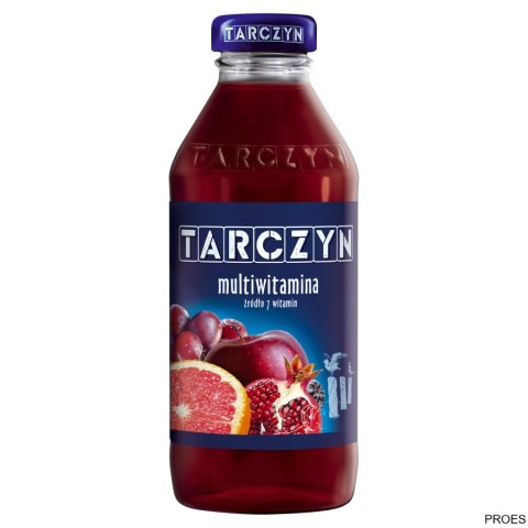 TARCZYN MULTIWITAMINA owoce czerwone 300ml butelka szkło