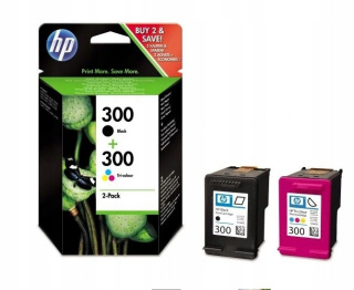 Tusz HP 300 (CN637EE) czarny+kolor D2560/F4280