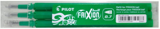 Wkład FRIXION zielony PIRBLS-FR7-G-S3 PILOT opakowanie 3szt.