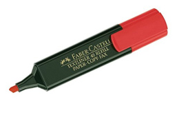 Zakreślacz TEXTLINER 48 czerwony FABER-CASTELL 154821 FC