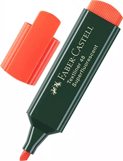 Zakreślacz TEXTLINER 48 pomarańczowy FABER-CASTELL 154815 FC