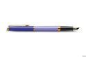 PIóro wieczne (F) HEMISPHERE Color-Block Purple 2179900 WATERMAN, giftbox