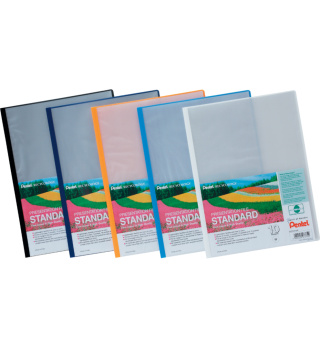 Skoroszyt prezentacyjny, 10 kieszeni czarny DCP2410-A PENTEL