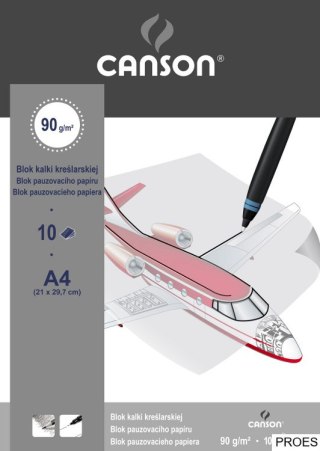 Blok kalka kreślarska A3 10ar.200005505/ 6666-178/128 CANSON 200005836