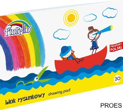 Blok rysunkowy A4/20k FIORELLO 150-1241 Blok rysunkowy A4/20k FIORELLO 150-1241