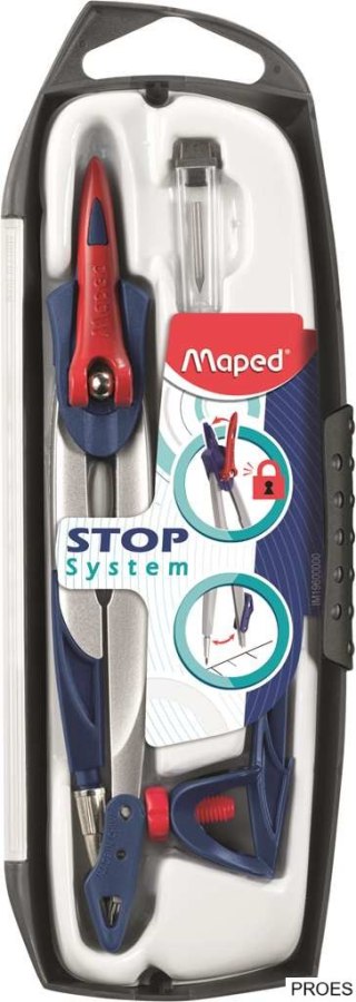 Cyrkiel MAPED STOP system z uniwersalnym uchwytem 196100