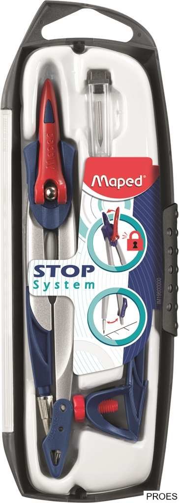 Cyrkiel MAPED STOP system z uniwersalnym uchwytem 196100