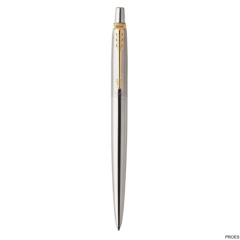 Długopis żelowy (czarny) JOTTER STAINLESS STEEL GT 2020647, giftbox