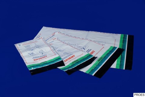 Koperty NC bezpieczne (Bankowe) B5 HK 100szt. białe/szare 55238097