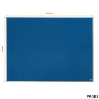 Tablica ogłoszeniowa filcowa Nobo Essence 1200x900mm, niebieska 1904071