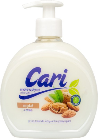 CARI Mydło w płynie z dozownikiem 500ml migdał