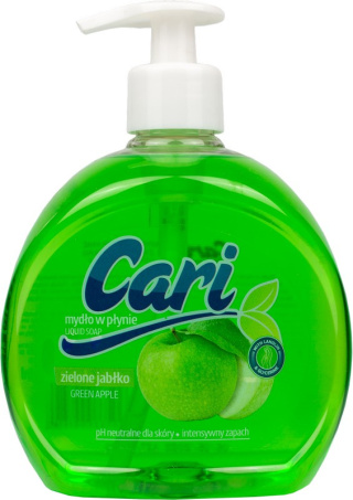 CARI Mydło w płynie z dozownikiem 500ml zielone jabłko