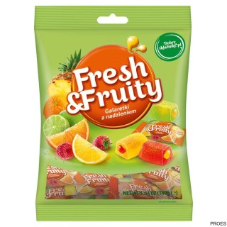 Cukierki WAWEL FRESH&FRUITY galaretki z nadzieniem 160g