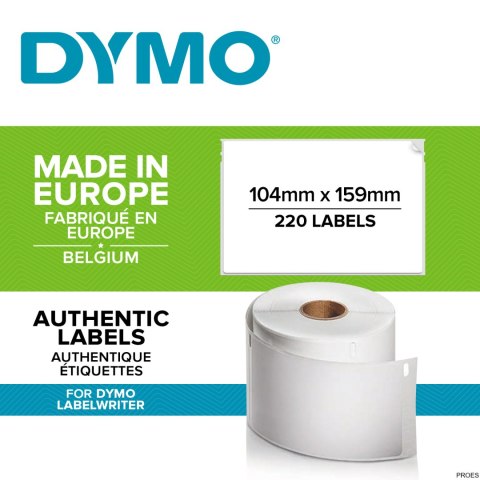 Etykieta DYMO wysyłkowa XXL/ logistic label XXL dla modelu LW4XL S0904980 Etykieta DYMO wysyłkowa XXL/ logistic label XXL dla modelu LW4XL S0904980