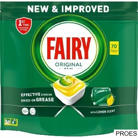 FAIRY Kapsułki do zmywarki ALL IN1 Lemon 70 szt. 4368