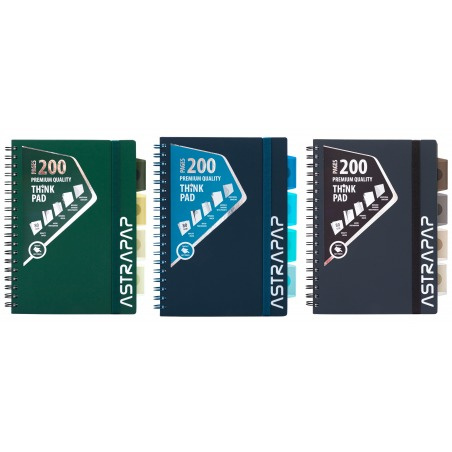 Kołozeszyt PP B5 mix kolorów ASTRAPAP 107023010 Kołozeszyt PP B5 mix kolorów ASTRAPAP 107023010