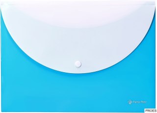 Koperta A4 dwie kieszenie niebieska FOCUS 0410-0017-03 PANTA PLAST