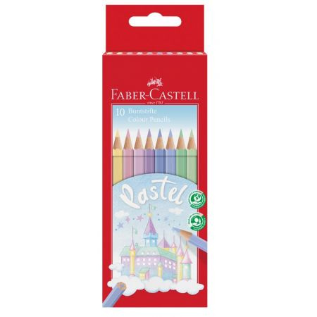 Kredki ZAMEK PASTEL 10 KOL. Faber-Castell 111211 FC