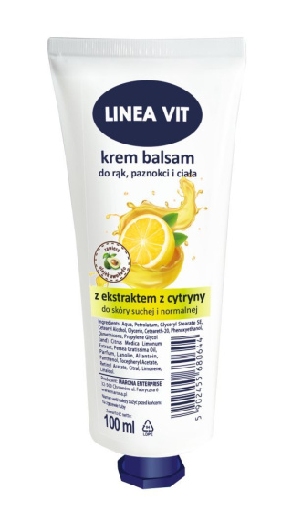 LINEA krem do rąk 100ml cytrynowy