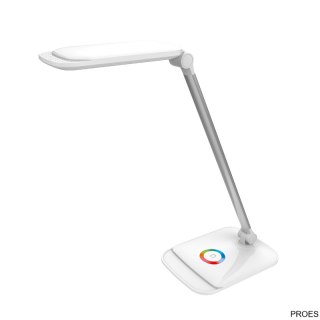 Lampka biurkowa biała LED 12W PDLQ60 USB CHARGER WHITE Platinet