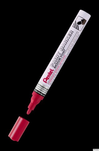 Marker olejowy Pentel średnia okrągła końcówka, MMP10-B czerwony