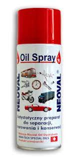 Olej do niszczarek Neoval Oil Spray 400ml.