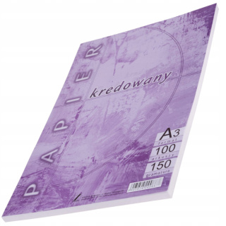 Papier A3 150g kredowany (100) KRESKA