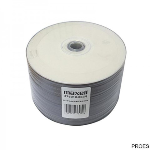 Płyta MAXELL DVD-R 4.7GB 16x (50szt) PRINTABLE, white, do nadruku, SP shrink, bulk 276010 Płyta MAXELL DVD-R 4.7GB 16x (50szt) PRINTABLE, white, do nadruku, SP shrink, bulk 276010