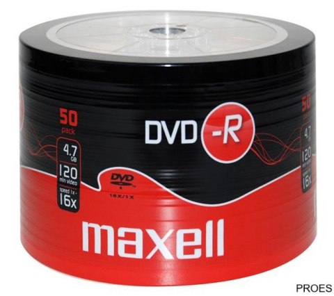 Płyta MAXELL DVD-R 4.7GB 16x (50szt) SP shrink, bulk 275732.40 Płyta MAXELL DVD-R 4.7GB 16x (50szt) SP shrink, bulk 275732.40