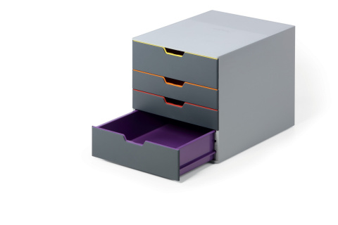 Pojemnik VARICOLOR z 4 szufladkami DURABLE 760427 Pojemnik VARICOLOR z 4 szufladkami DURABLE 760427