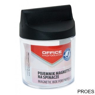 Pojemnik magnetyczny na spinacze transparentny 18184411-99 (bez spinaczy)