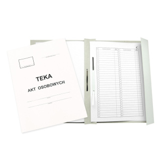 Teczka akt osobobowych,harmonijka, ABCD 1824-339-010 WARTA (X)