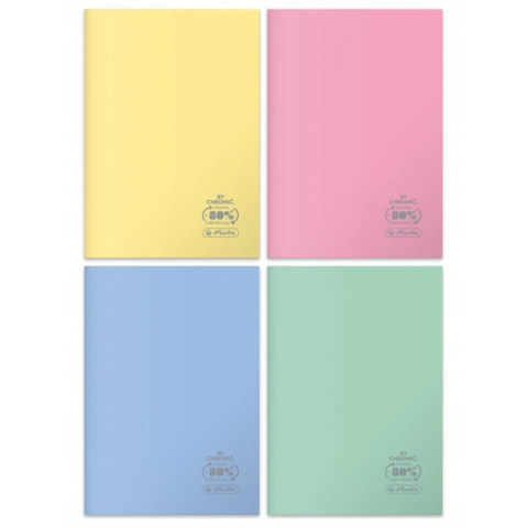 Zeszyt A5 60 kratka eco pp pastel colors fsc 9552746 Herlitz