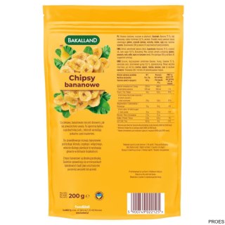 Chipsy bananowe 200g BAKALLAND