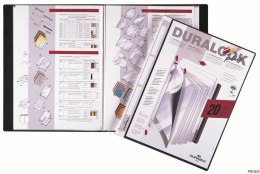 DURALOOK PLUS, album ofertowy, 20 kiesz., PP, Czarny 243201 DURABLE