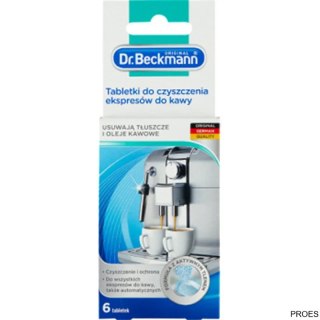 Dr. Beckmann tabletki czyszczące ekspresy do kawy 6 szt.