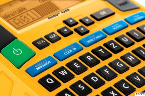 Drukarka etykiet RHINO 4200, klawiatura QWERTY S0955990 DYMO