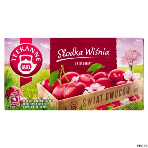 Herbata TEEKANNE SWEET CHERRY słodka wiśnia 20t owocowa Herbata TEEKANNE SWEET CHERRY słodka wiśnia 20t owocowa